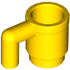Lego hrnek, hrneček, žlutá (389924)